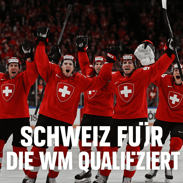 Schweiz qualifiziert sich für die Eishockey-Weltmeisterschaft – Mit Teamgeist zur Elite